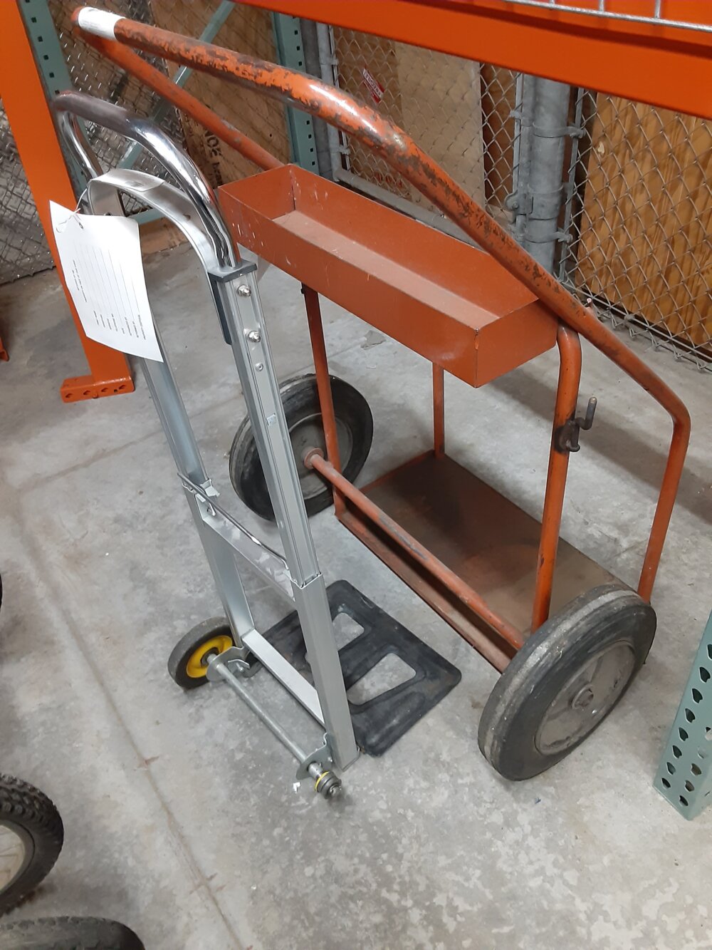 Lot #121 2x moving carts reposted